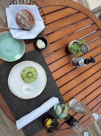 Lunch at restaurant 