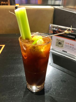 Okay, a Bloody Mary made things better. Hey, after all, it’s a travel day!