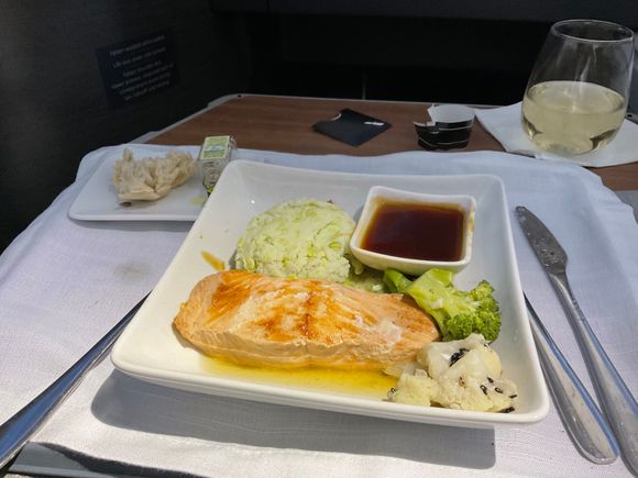 Salmon was delicious 