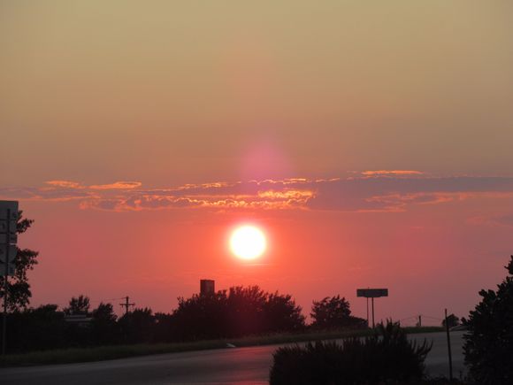 Fairfield, Texas sunset 14th September 2019