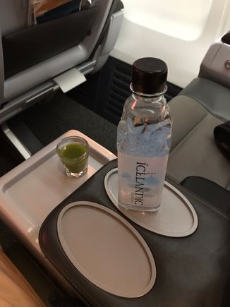 Pre-takeoff drinks