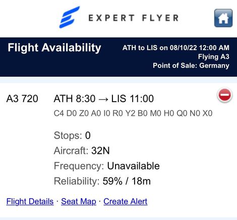 if all seats zeroed I will ask a3 (wether overbooked or not) and will report here;) don’t take it much serious it’s just interesting topic and also quite interested what will really happens… expect anything.

and btw seems to all ath-lis flights are heavily booked because not flying everyday so doesn’t matter if holiday or not…