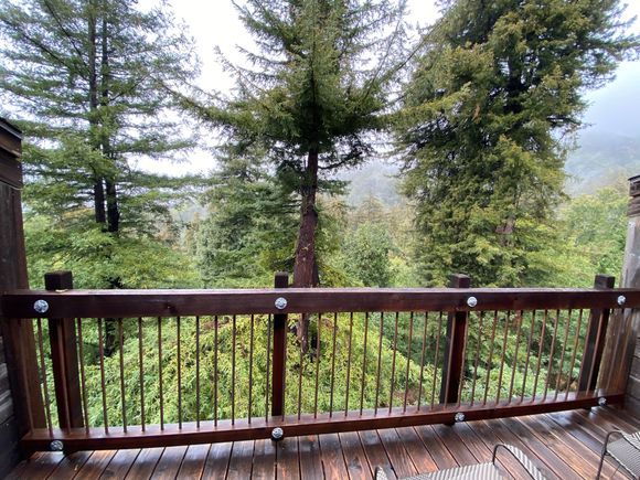 Private deck area