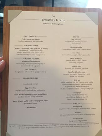 Here’s menu 
