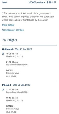 LHR-BOS-LHR from a US account

