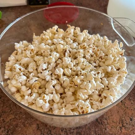 Popcorn for dinner!