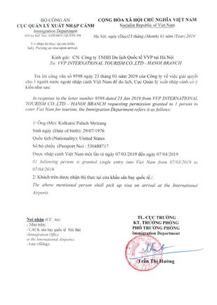 This is what I received from there TA.  Is this all I will need to enter Vietnam and is this enough for the airlines to let me board?

Thanks