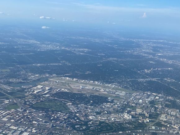 Dallas Love Field (And our House)