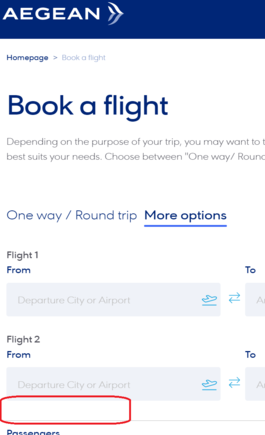 
Result of choosing the ''Multi-City'' option this week seems missing something.
