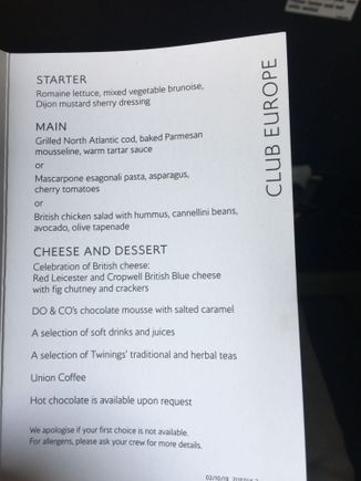 I had the pasta, but my neighbour had the fish and it looked good. 