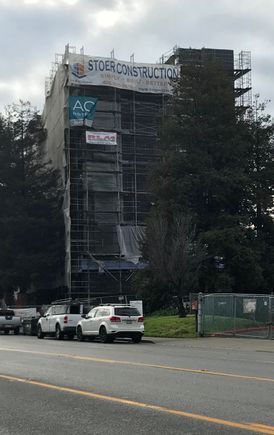 Lots of scaffolding still here, website now says opening March 2019.