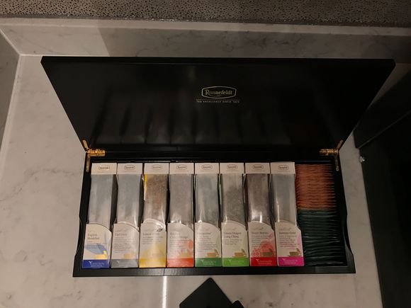 Selection of teas : same as Kimpton Ansterdam