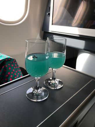 Enjoyed this mocktail which tasted like a bitter lemon drink