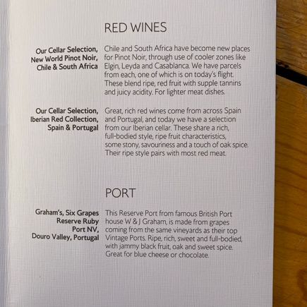 The red wines have become generic in type and without vintage
