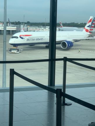 A350-1000 on push back for TLV - what a beauty ! Flew (not this aircraft) the A350 to Madrid last year - Club Suite, definitely a business class upgrade on the seat I was flying today. 
