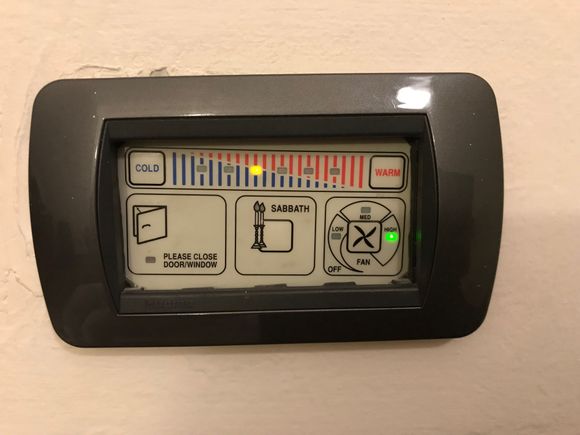 Even airco is shabbat compliant!