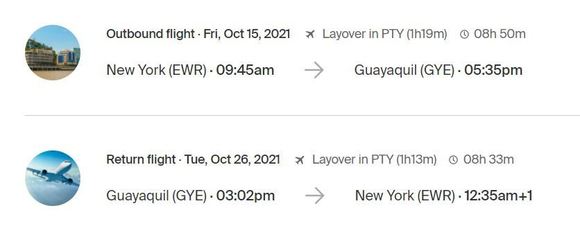 I don't know why this says EWR the flight details shows JFK