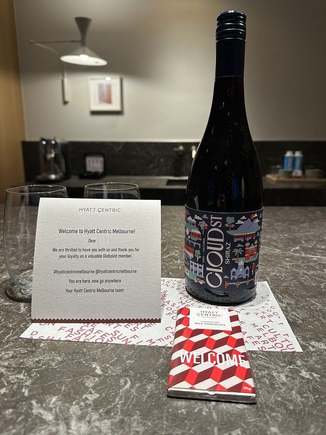 Hyatt Centric Melbourne - wine and chocolate bar