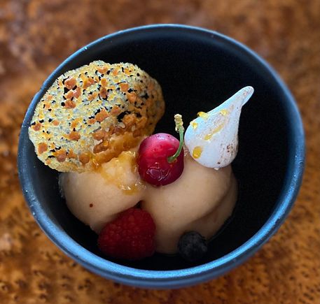 Lychee sorbet