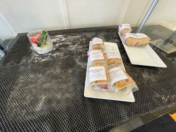 Check out the food