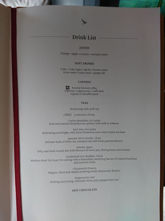 Drink List