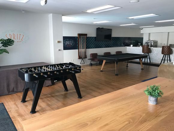 Game room on 5th floor; next to pool