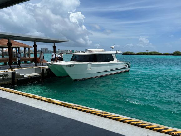 Transfer location and boat
