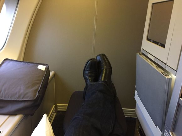 Rare bliss on an aircraft for me