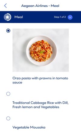 I guess it's the least "bad" of the 3, however I'd still prefer to have been able to keep my already selected beef meal.
Any suggestions for a "special" meal, that might be "sizeable" enough for me?
