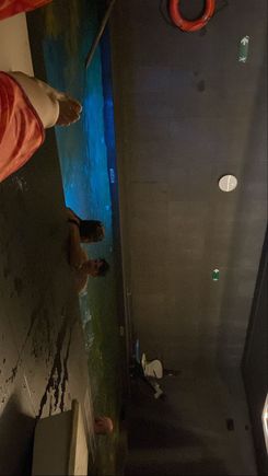 Pool. Too dark. 