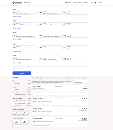 Flight Search