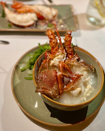 Lobster congee