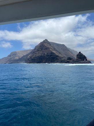 Around the north west tip of the island