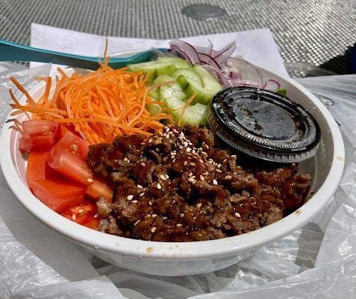 Bulgogi Bibimbap bowl. 