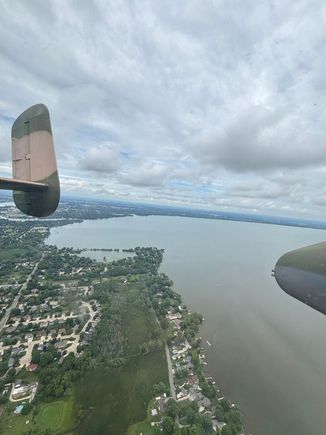 South east of Neenah and the coast of Lake Winnebago 