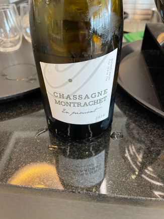 The Chas Montrachet is drinking beautifully. Very good!