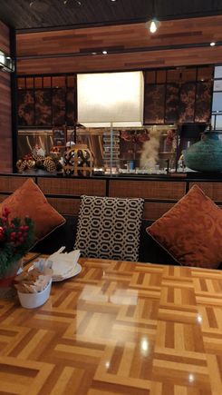 Seating at Market Cafe