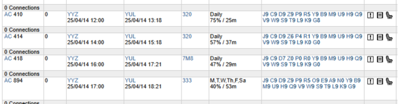 I gave you a couple of other options - that is a very busy route and load change a lot up to the moment of the flight
