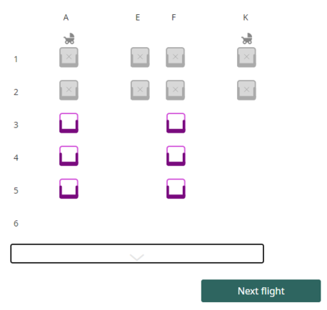 seat map