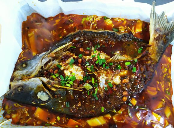 I asked for a low level of spice with this fish but this was the meal that had me nearly calling the fire department!