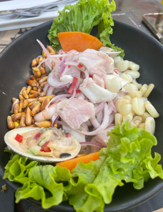 Salmon ceviche 