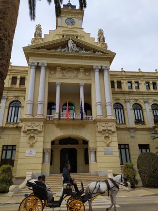 Ayuntamiento, the town hall of Malága 