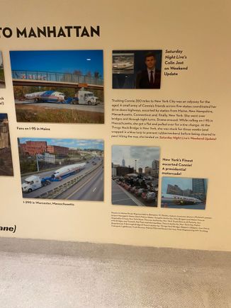 A display about the history of the terminal