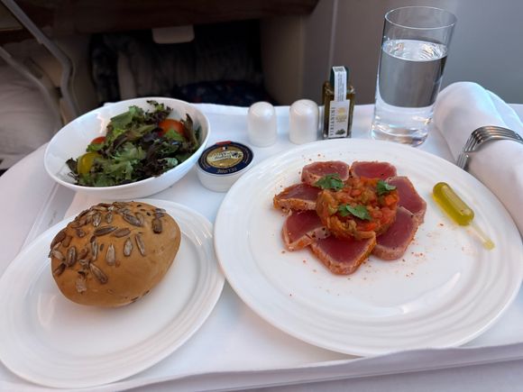 This was good - tuna and salad 