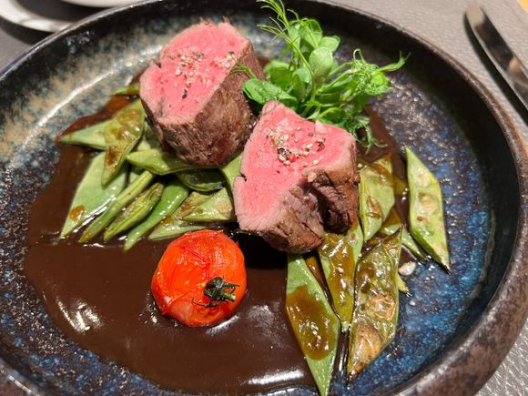 Beef filet was good