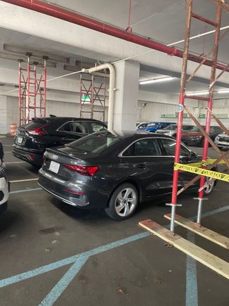 Audi A3 on ES (had a EE only sign)
