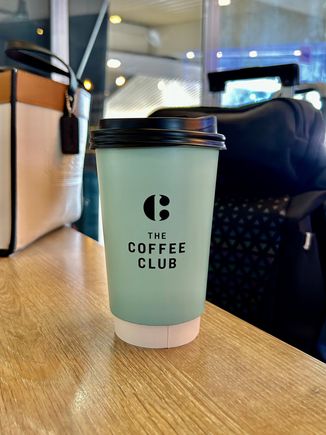 Americano from The Coffee Club at Male Airport, not bad.