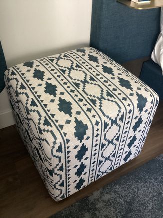 How adorable is this pouffe?