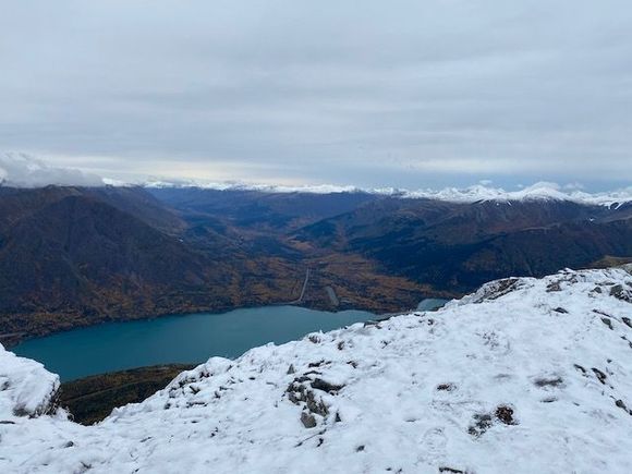 Above Cooper Landing looking East