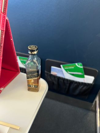 Definitely no supply issue on the BA630 to Athens today, hic!